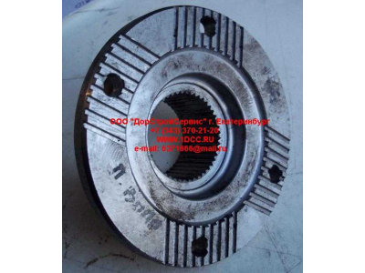 Фланец проходного вала D-165, 4 отв., с насечками, низкий, мелкий шлиц H HOWO (ХОВО) RHAZ9114320205 фото 1 Нижневартовск