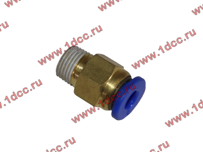 Фитинг (бронза, прямой, П конус 10) d-5 HOWO (ХОВО)  фото 1 Нижневартовск